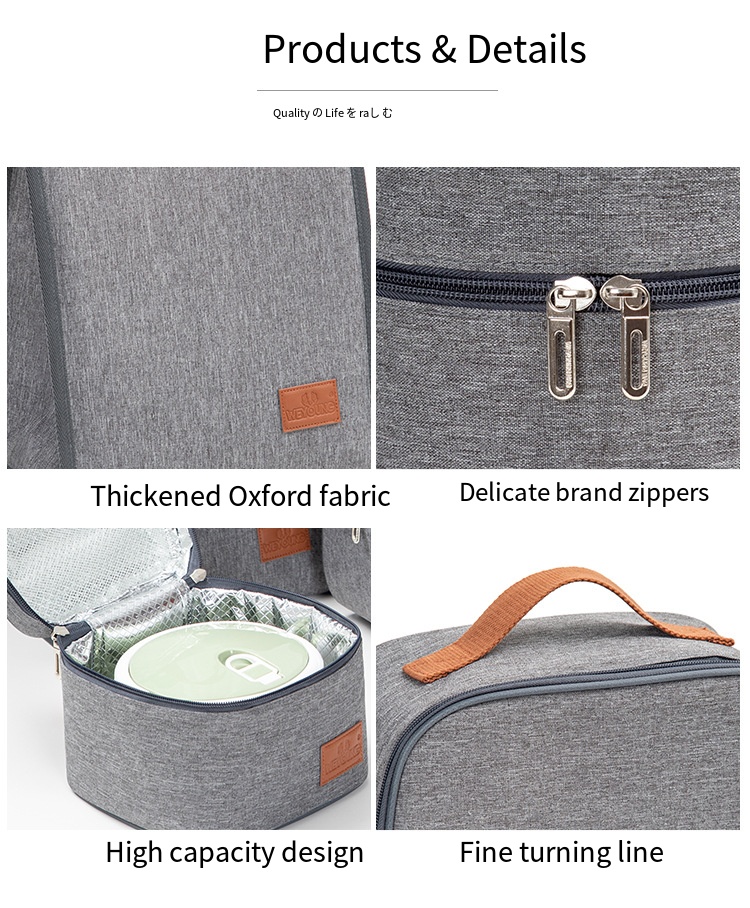 women's lunch bag with shoulder strap