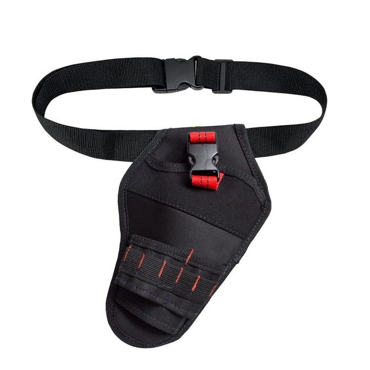Wholesale black electrician tool pouch with belt