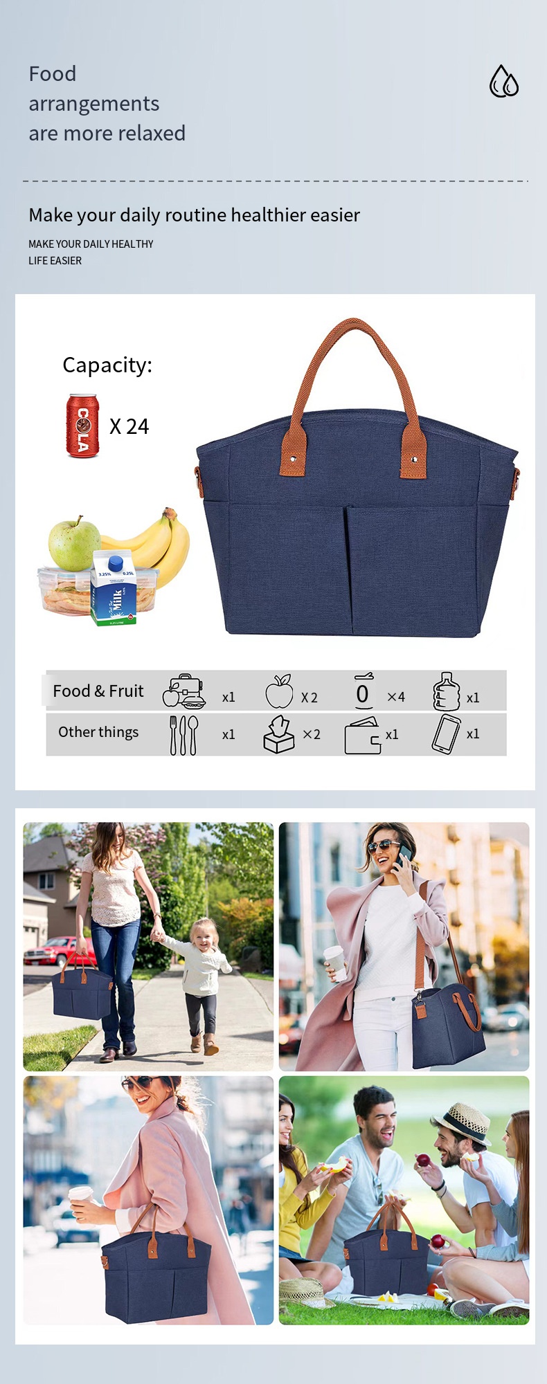 stylish lunch bags