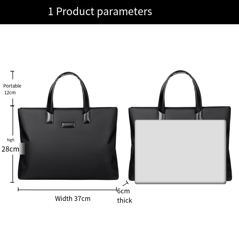 Mens business tote bag