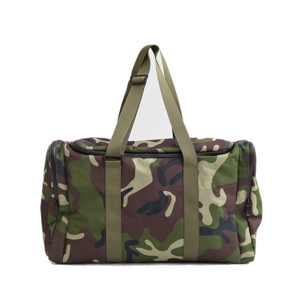 Customized medium camouflage military duffel bag