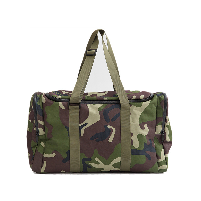 Customized medium camouflage military duffel bag