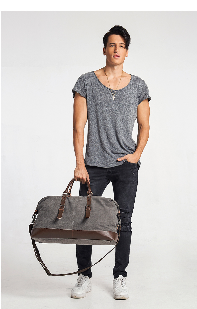 canvas mens travel bag