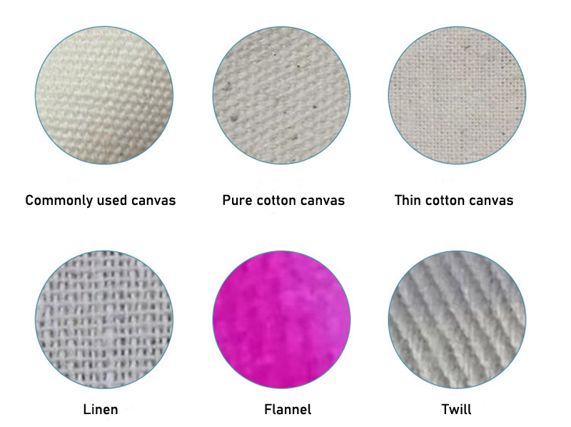 Fabric options for wholesale custom drawstring bags
