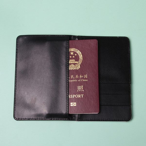 Blank Passport Book Credit Card Multi-Slot Passport Bag
