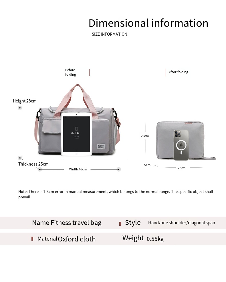 large folding travel bag