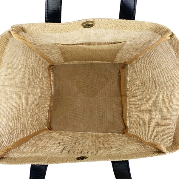 women's large jute shopper bag