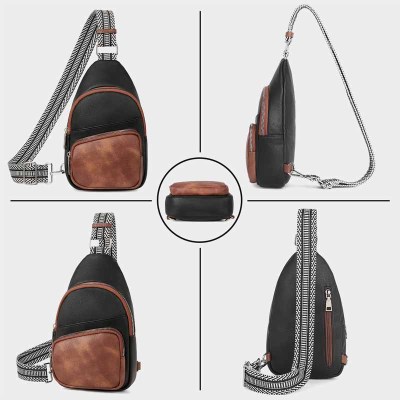 faux leather crossbody bag