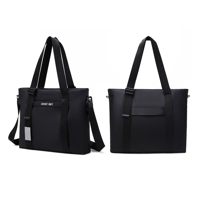 customized small traveler tote bag black