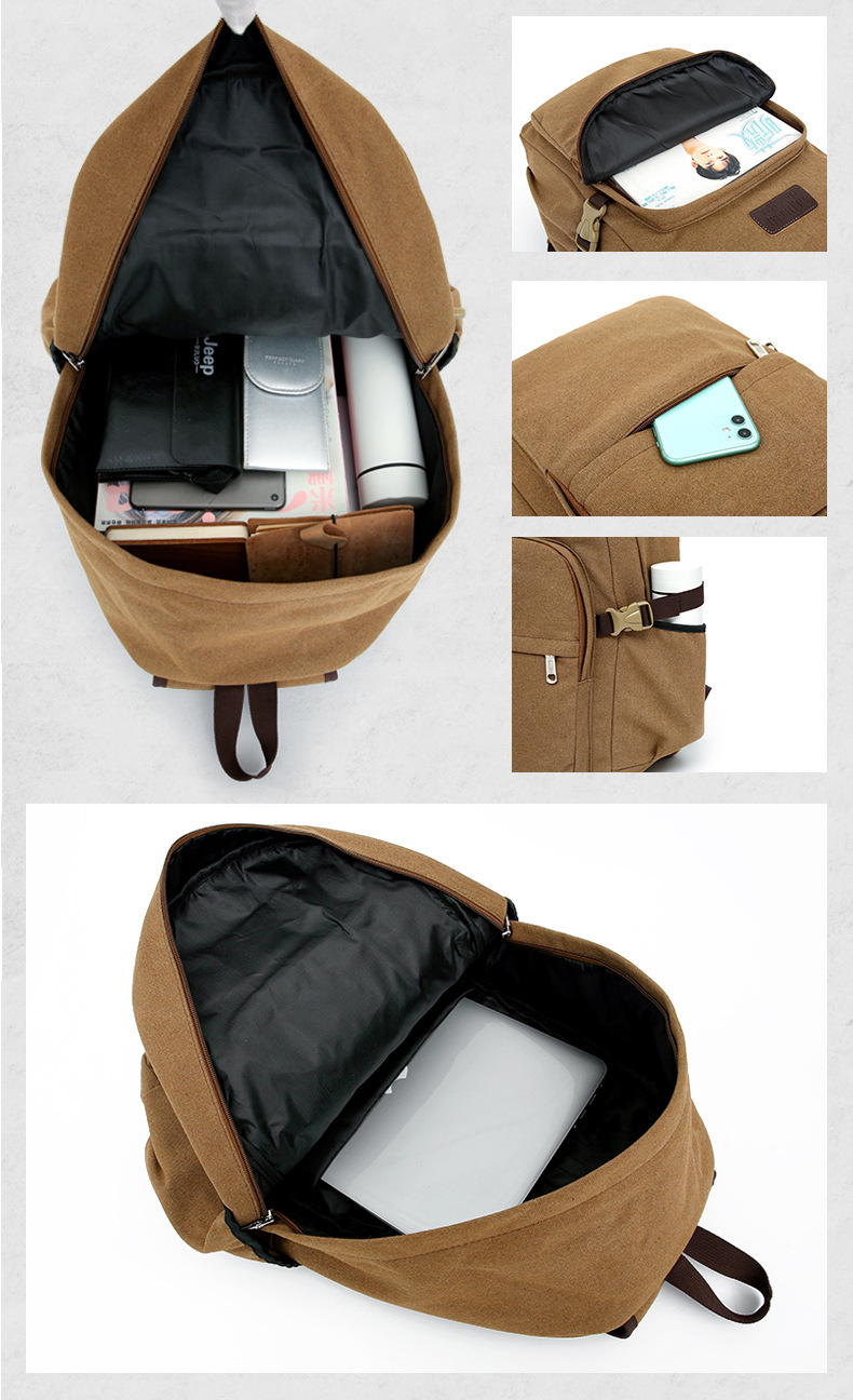 canvas backpacks for men