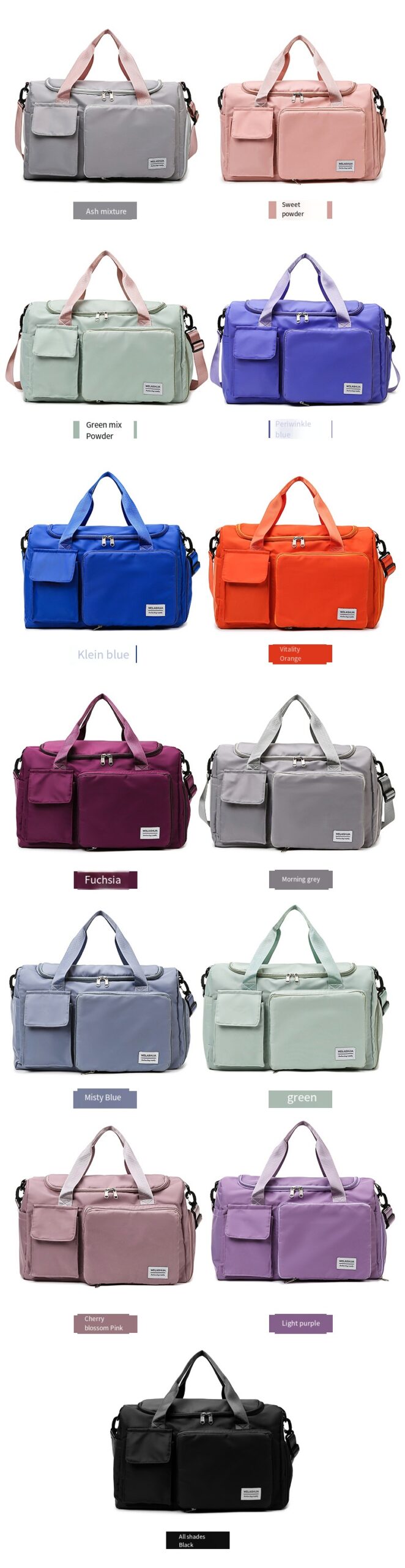 large capacity folding travel bag