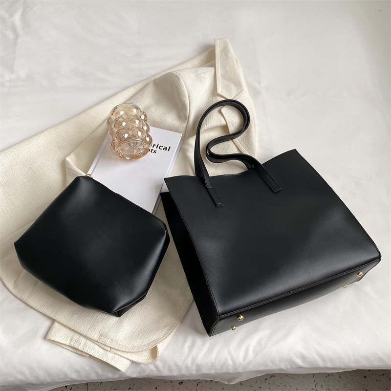 pu leather women's tote bag
