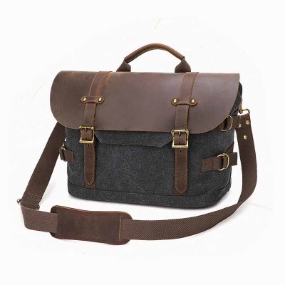 Custom retro designer messenger bags with zipper