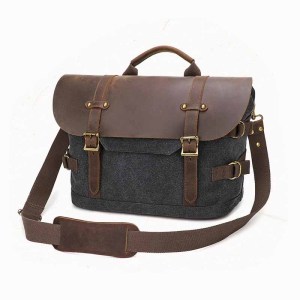 Custom retro designer messenger bags with zipper