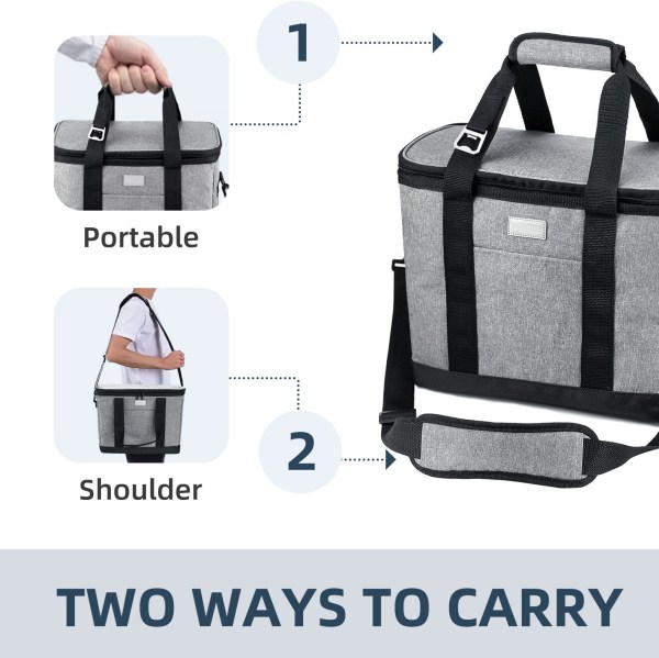 Capacity picnic ice pack bottle bag