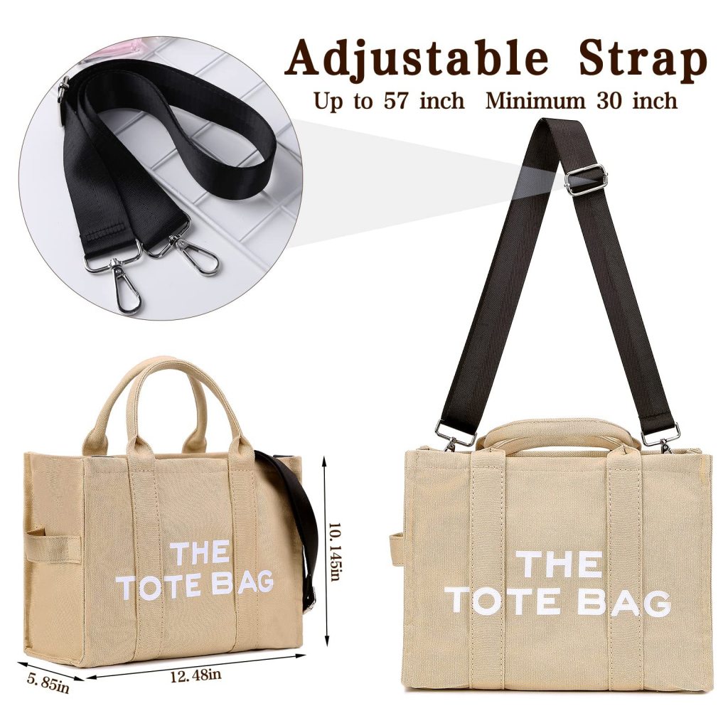 canvas marc jacob tote bag leather