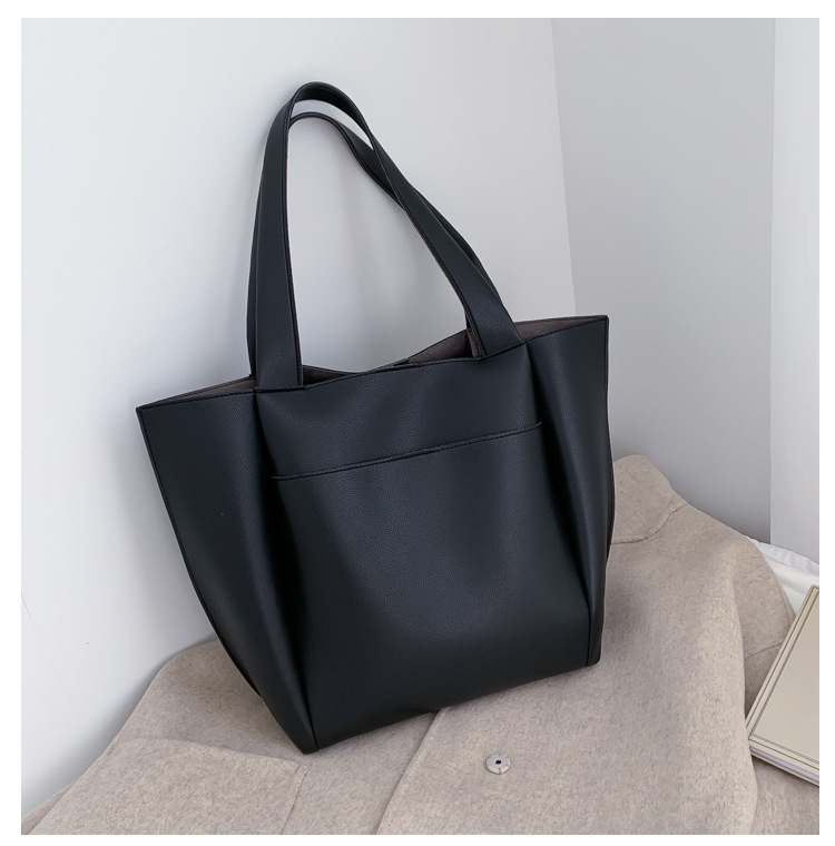 pu leather laptop tote bag women's