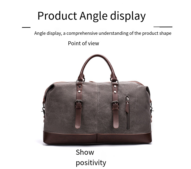 extra large canvas travel bag
