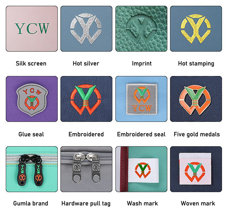 Custom logo of bag manufacturing