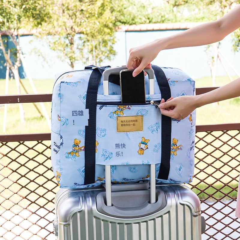 travel storage bags with trolley sleeve