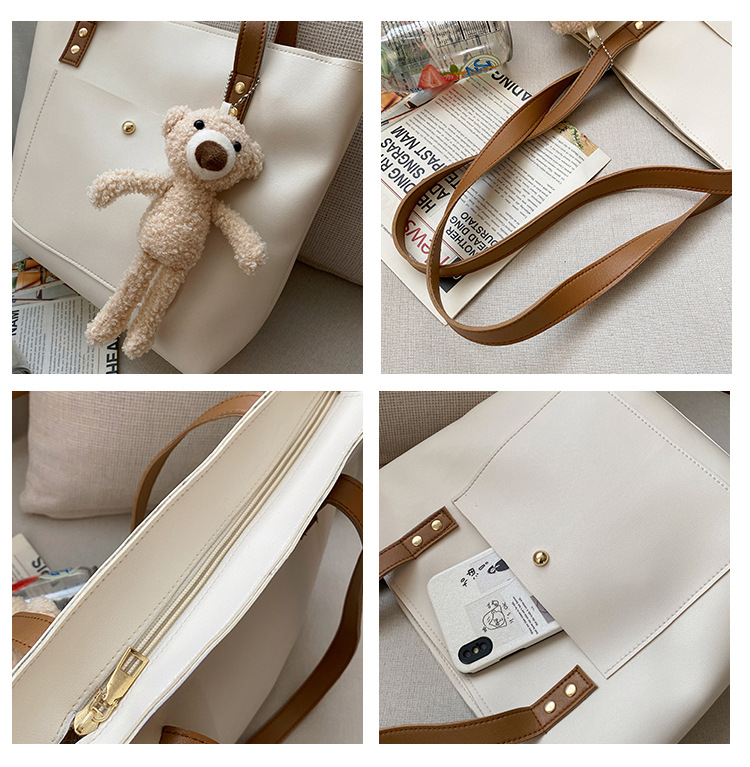 womens pu leather tote bags for work