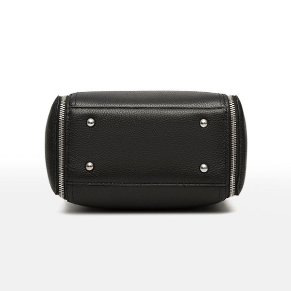 leather black shoulder bag tote