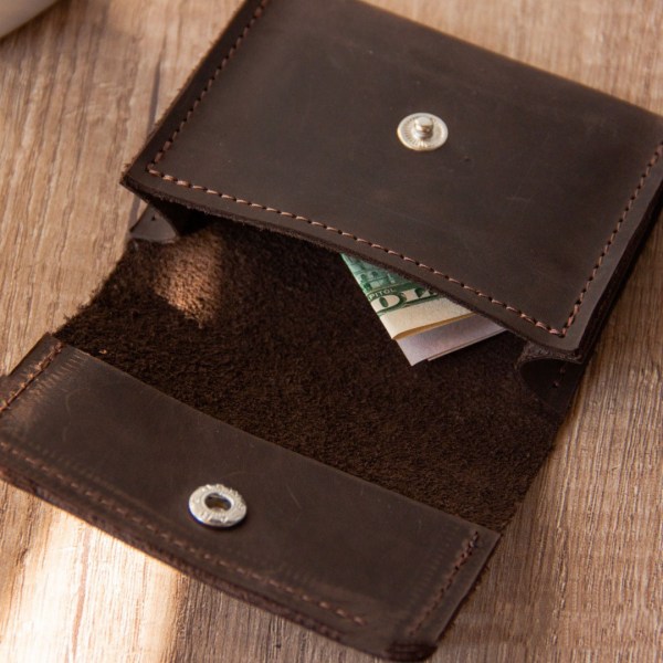 leather business card holder