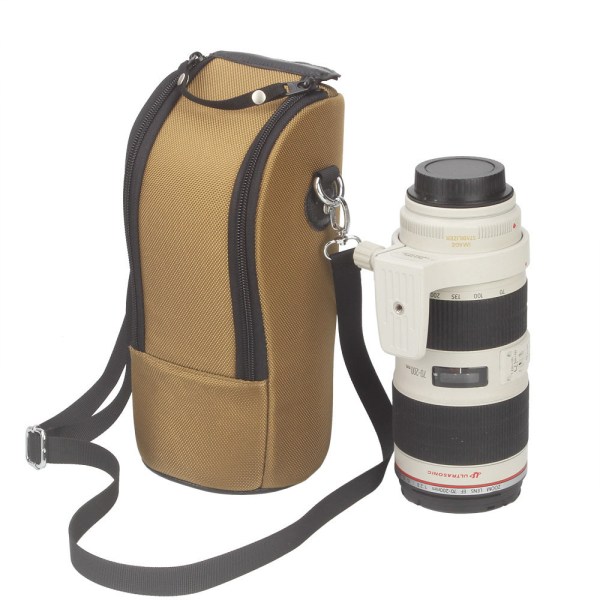 Dedicated lens camera bag