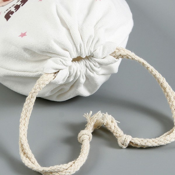 canvas drawstring pocket