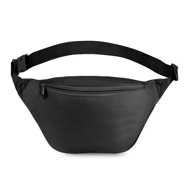 Custom black chest bag coach belt bag for men