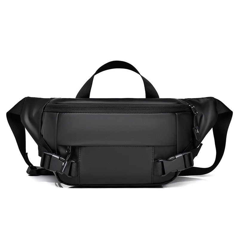 Wholesale mens black polyester coach fanny pack