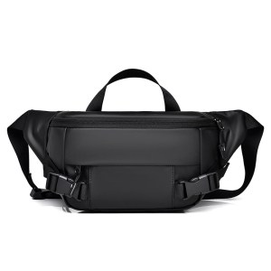 Wholesale mens black polyester coach fanny pack