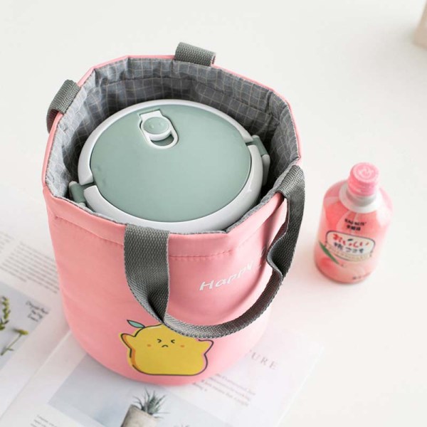 pink lunch bag