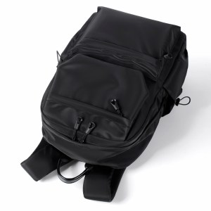 Custom black Polyester school bag
