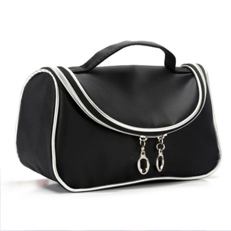 Wholesale custom makeup bags black for womens