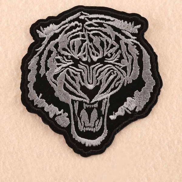 Custom polyester cotton large embroidered patch