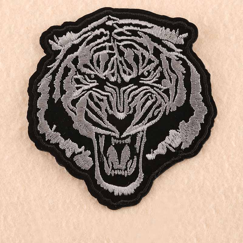 Custom polyester cotton large embroidered patch