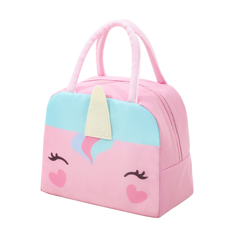 customized pink lunch bag