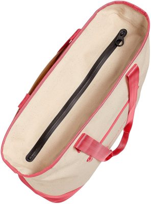 DeMellier New York Striped Canvas Tote Bag