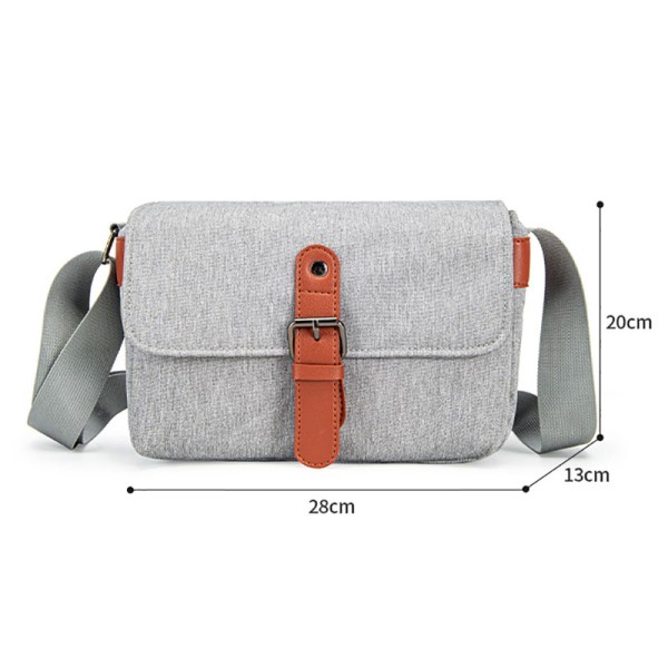 designer camera bag size