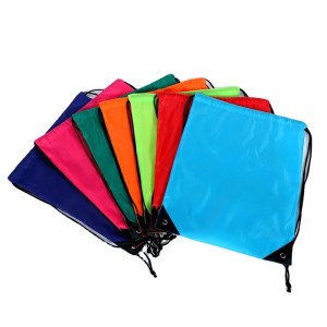 Bespoke polyester drawstring bags bulk