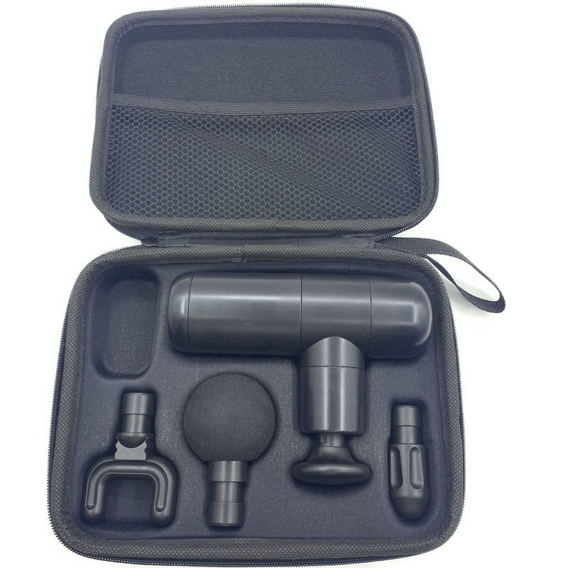 Custom portable black EVA massage gun case bag