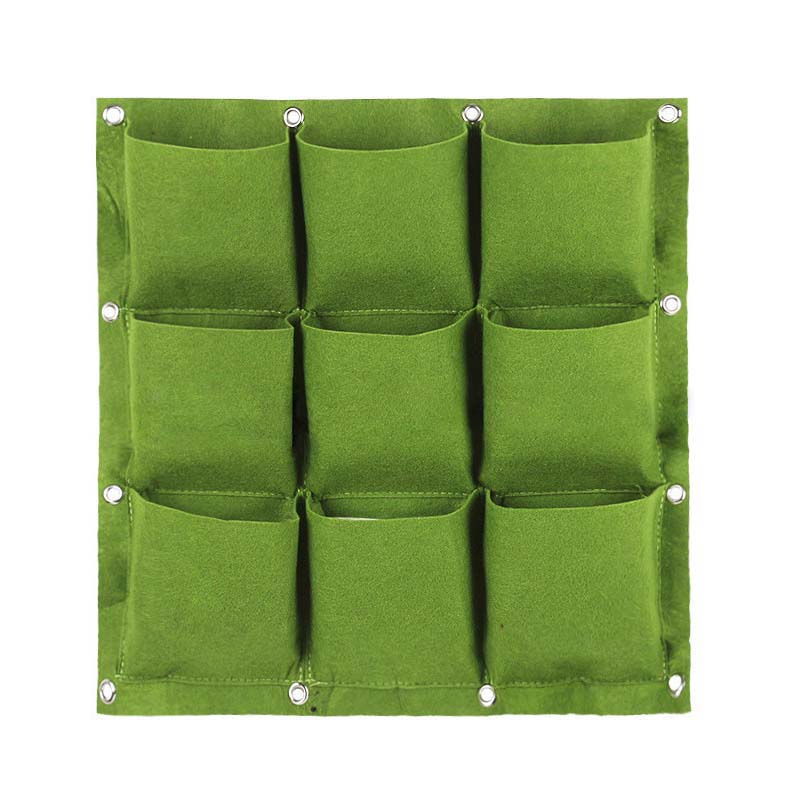 Wholesale 50*50cm green fabric felt grow bags