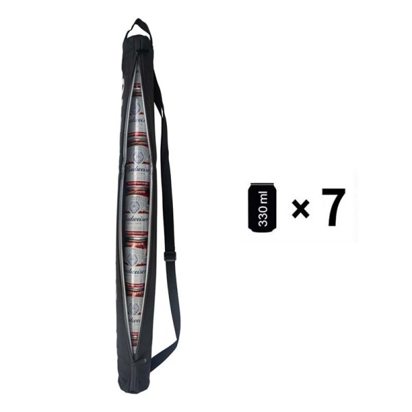 Custom portable crossbody golf bag with a cooler
