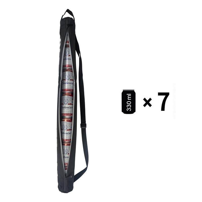 Custom portable crossbody golf bag with a cooler