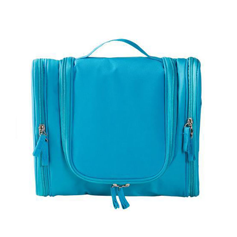 Custom portable blue hanging travel organizer