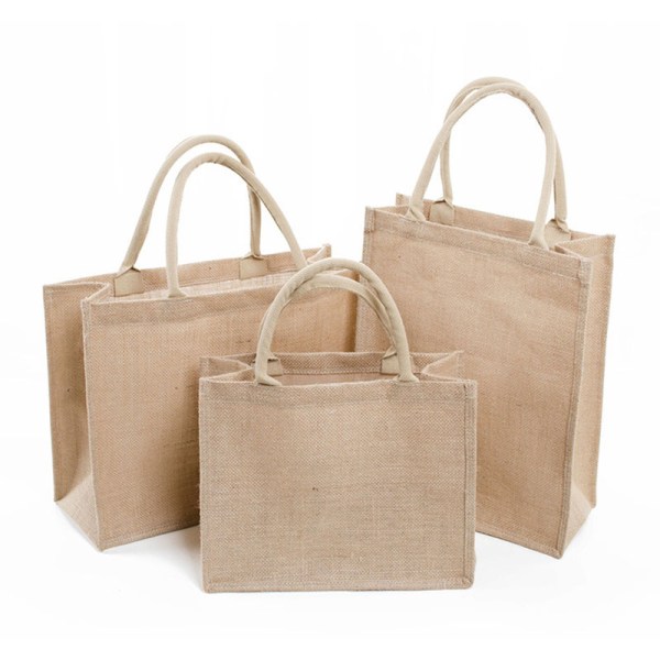 large jute tote bags for women
