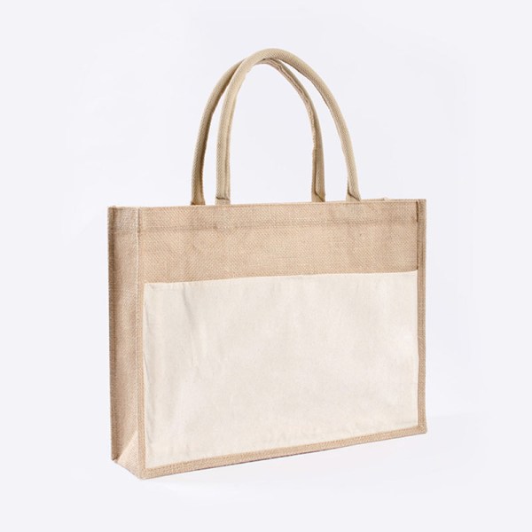 Womens tote blank large jute bag wholesale