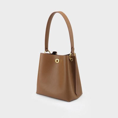 womens leather bucket bag