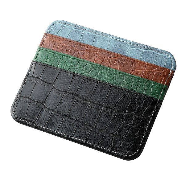 faux leather card holder